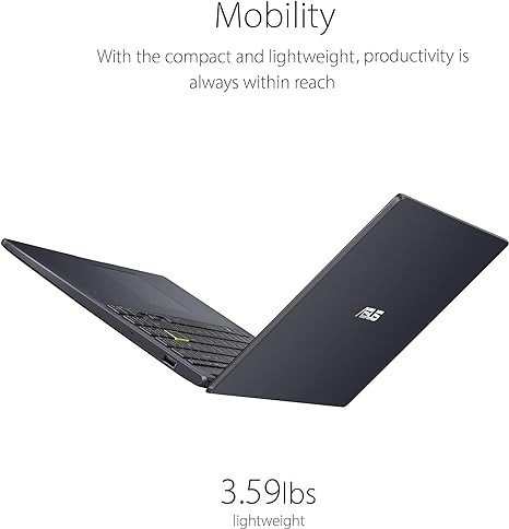 ASUS 2023 Newest Vivobook Laptop, 15.6” FHD Display, Intel Quad-Core Processor, 4GB RAM, 64GB eMMC, Ultra Thin, Wi-Fi, Long Battery Life, Windows 11 Home in S Mode, Star Black