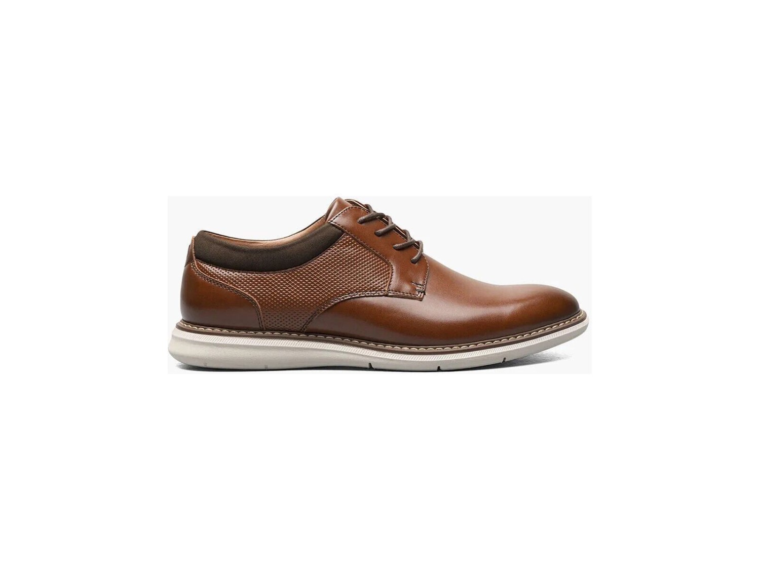 Nunn Bush Chase Plain Toe Oxford Dress Sneaker Shoes Cognac Multi 85048-229