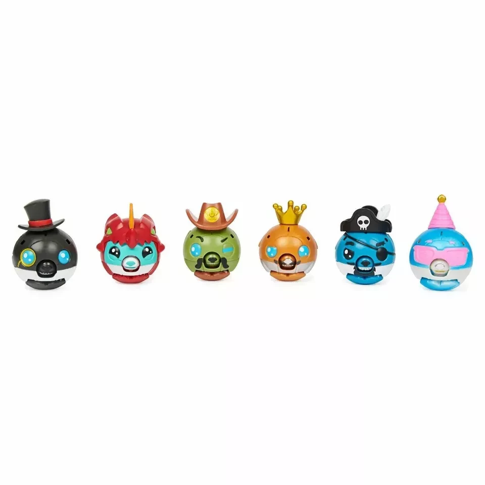BAKUGAN CUBBO SET 6 VARIANTS PIRATE MAGICIAN DRAGONOID PARTY SHERIFF KING