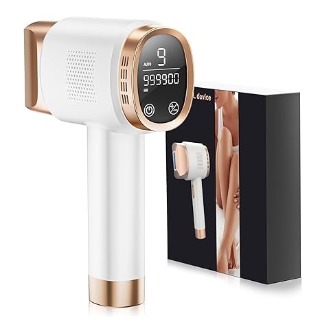 Aopvui IPL Laser Hair Removal for Women and Men, Permanent at-Home Hair Removal Device 999999 Flashes Hair Remover for Whole Body Use