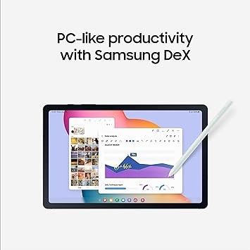 SAMSUNG Galaxy Tab S6 Lite (2024) 10.4 128GB WiFi Android Tablet w S Pen Included, Gaming Ready, Long Battery Life, Slim Metal Design, DeX, AKG Dual Speakers, US Version,Oxford Gray,Amazon Exclusive